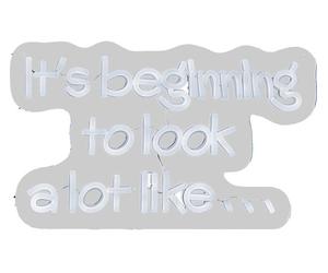 PREMIER 40 cm It's Beginning To Look A Lot Like.. Neon Sign