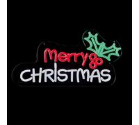 PREMIER 40 cm Merry Christmas Hanging Neon Sign