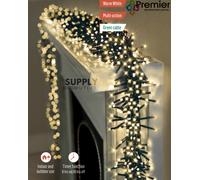 Premier 480 720 960 2000 3000 LED Christmas Lights Cluster String Tree Light