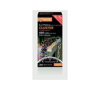 Premier 480 LED Cluster Christmas Lights with Timer - Multi Colour