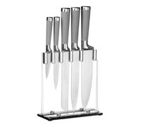 Premier 5 Piece Grey Knife Set with Acrylic Block