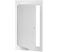 Premier 5000 Series Commercial Grade Steel Access Door, 12 x 24 Flush Universal Mount, White (Screwdriver Latch)