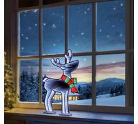 Premier 59.5cm Infinity Mirror LED Scarf Reindeer