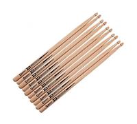 Premier 5b Wood Tip American Hickory Drumsticks for Performance and Practice - 5 Pair Pack