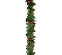 Premier 6 Ply Holly & Berry Tinsel 2.7m x 12cm