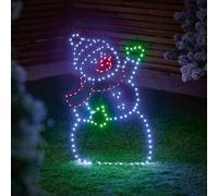 Premier - Twinkling FlexiBrights Snowman 187 LEDs - 60 x 38