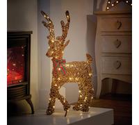 Premier 66cm Multi Action Outdoor Walking Reindeer 80 LEDs