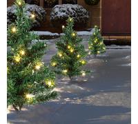 Premier Pre-Lit Christmas Tree Pathway Lights, 6 Pack, Green