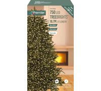 Premier Decorations - 750 Multi Action TreeBrights LED Lights with Timer - Warm White