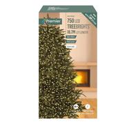 Premier Decorations - 750 Multi Action TreeBrights LED Lights with Timer - Warm White