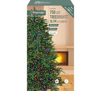 Premier Decorations - 750 Multi Action TreeBrights LED Lights with Timer - Multi-Colour