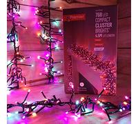 Premier 768 LED Compact Cluster Rainbow Christmas Lights