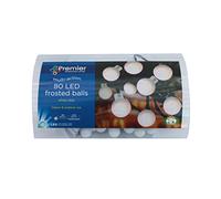 Premier 80 Multi-Action White Frosted LEDs Christmas Lights LV111256W