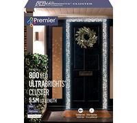 Premier 800 LED Rose Gold Ultra Bright Cluster White 5.5m - LV213048W