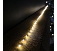 Premier 9.6m Compact MicroBrights Christmas Lights with 600 LEDs in Warm White