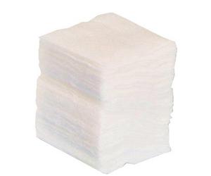 Premier Absorbent Cotton Gauze Swabs, Non-Sterile, White, 8 Ply, 5 x 5 cm, Pack of 100