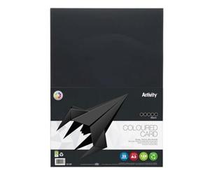 Premier Activity A3 160gsm Card - 20 Sheets - Black