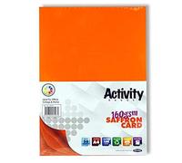 Premier Stationery S4545070 A4 160 GSM Card - Saffron (Pack of 50)