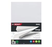 Premier Stationery A4 Heavy White Card Stock - 50 Sheets, 220gsm, Perfect for Card Making, DIY Crafts, Scrapbooking