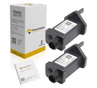PREMIER ADAPTER 2 Pcs 31V 9W LED Power Supply String Lights Indoor-Outdoor Power Adapter, with 8 Modes CZJUTAI JT-EL/FC31V 9W /7.2W /6W /4.5W-IP20 Christmas Lighting, Multi Function Control Box [W59D]