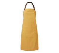 Premier Adults Unisex Annex Bib Apron (Mustard) Cotton - One Size