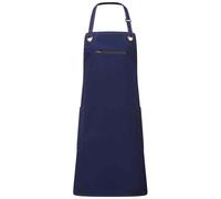 (One Size, Navy/Camel) Premier Barley Recycled Full Apron