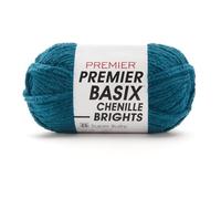 Premier Basix Chenille Brights Yarn-Teal Blue 2126-10