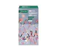 Premier - Battery Operated Multi-action LED FlexiBrights - Red & Vintage Gold 200 LED