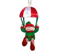 Premier - Battery Operated Musical Kicking Leg Parachute Elf, 40cm
