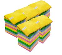 Premier Bond Distribution Microfibre Cleaning Cloths, Extra-Large Bundle, All-Purpose Cleaning Towels, Pack of 50, Size 11.81" x 15.75" (30cm x 40cm)
