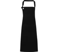 Premier Calibre Heavy Cotton Canvas Bib Apron in Black Premier Black