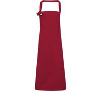 Premier Calibre Heavy Cotton Canvas Bib Apron in Burgundy Premier Burgundy