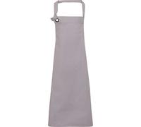 Premier Calibre Heavy Cotton Canvas Bib Apron in Silver Premier Silver