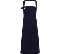 Premier Calibre Heavy Cotton Canvas Bib Apron Pack of 2 in Navy Premier Navy
