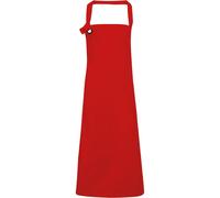 Premier Calibre Heavy Cotton Canvas Bib Apron Pack of 2 in Red Premier Red