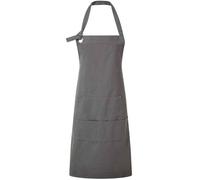 Premier Calibre Heavy Cotton Pocket Apron in Dark Grey Premier Dark Grey