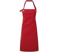 Premier Calibre Heavy Cotton Pocket Apron in Red Premier Red
