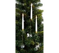 Premier 31cm 10 Piece Indoor Christmas Candle Set with Remote Control In Warm White