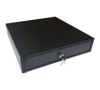 Premier Cash Box 41LCA4B8CB - Portable Cash Box - Black - Steel - Key Lock - Freestanding