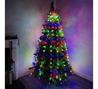 Premier UltraBrights Waterfall Lights 200 LEDs Multi Coloured Green Wire