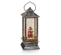 Premier Christmas Glitter Water Spinner 'lantern' Decoration - Carol Singers