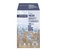 Premier Microbright Starburst Multi Action OUTDOOR Pin Wire 400 LEDS WHITE
