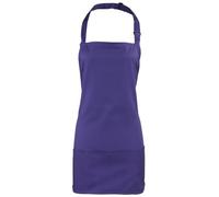 Premier Colours 2-in-1 Apron / Workwear (One Size) (Purple)