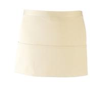 Premier Colours 3 Pocket Short Apron in Natural Premier Natural