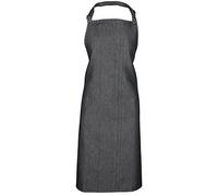 Premier Colours Bib Apron / Workwear (One Size) (Black Denim)
