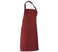 Premier Colours Bib Apron/Workwear (One Size) (Burgundy)
