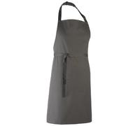 Premier Colours Bib Apron/Workwear (One Size) (Dark Grey)