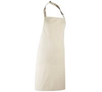 Premier Colours Bib Apron/Workwear (One Size) (Natural)