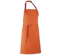 Premier Colours Bib Apron / Workwear (One Size) (Orange)