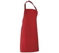 Premierstar Bib Apron Premier Colours - One Size - Red